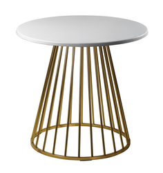 Стол twister matte gold (r-home) белый 75 см.