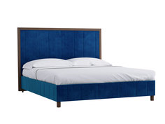 Кровать модерн лайт (r-home) синий 177x140x212 см.