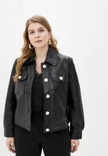 Куртка кожаная Violeta by Mango - TRUCKER
