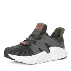 Кроссовки цвета хаки на массивной подошве Strobbs