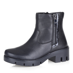 Черные сапоги на шерсти Rieker