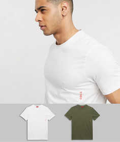 2 футболки с логотипом HUGO bodywear-Мульти