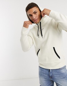 Худи кремового цвета с логотипом Hollister core-Белый