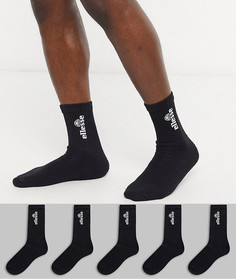 Набор из 5 пар спортивных носков Ellesse-Черный