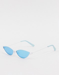Синие солнцезащитные очки "кошачий глаз" Skinnydip-Синий