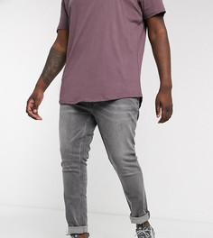 Серые джинсы скинни Burton Menswear Big & Tall-Серый
