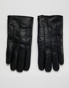 Кожаные перчатки Ted Baker-Черный