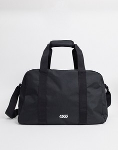 Черная спортивная сумка ASOS 4505-Черный