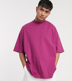 Oversized-футболка сливового цвета COLLUSION-Фиолетовый