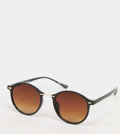 Коричневые круглые солнцезащитные очки Accessorize-Коричневый