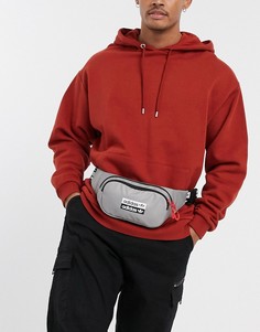 Серая сумка-кошелек на пояс с логотипом adidas Originals-Серый