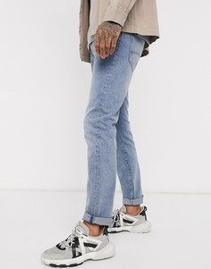 Светлые узкие джинсы Armani Exchange Icon J13-Синий