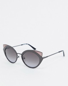 Круглые солнцезащитные очки Karl Lagerfeld Kreative-Серый