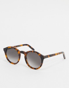 Круглые солнцезащитные очки Monokel Barstow-Коричневый