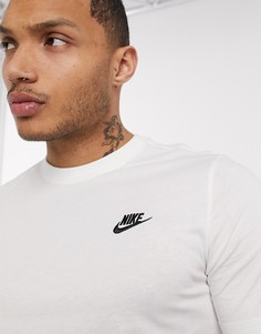 Светлая футболка с круглым вырезом Nike Club-Neutral