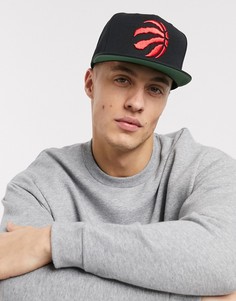 Черная шерстяная бейсболка Mitchell & Ness NBA Toronto Raptors-Черный