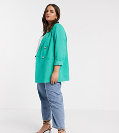 Зеленый пиджак River Island Plus