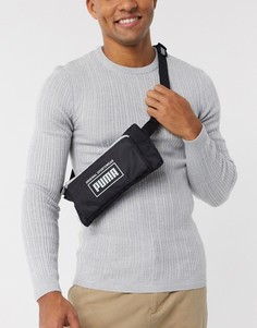Черная сумка-кошелек на пояс с логотипом на ремешке Puma Sole-Черный цвет