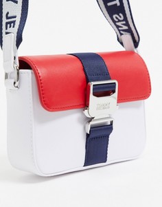 Сумка через плечо с ремешком с логотипом Tommy Jeans-Белый