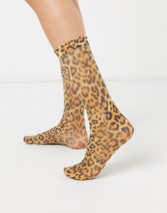 Носки с принтом тай-дай Monki-Мульти