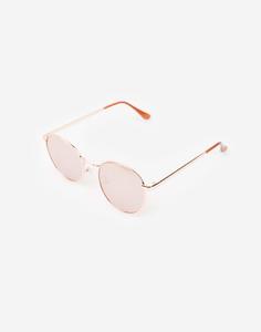 Круглые солнцезащитные очки розовые Gloria Jeans