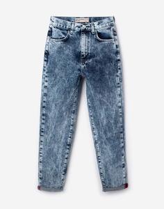 Варёные джинсы MOM для девочки Gloria Jeans
