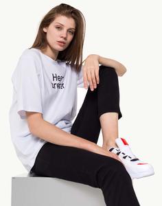 Чёрные зауженные брюки Gloria Jeans
