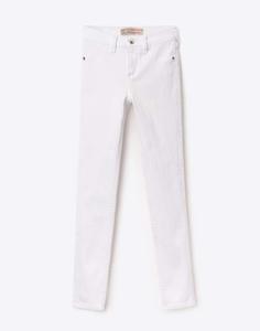Белые облегающие джинсы для девочки Gloria Jeans