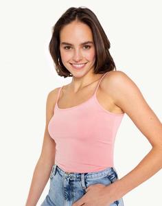 Розовый топ на бретелях Gloria Jeans