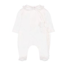 Хлопковая пижама с оборками и бантом Aletta