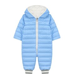 Пуховый комбинезон с капюшоном Moncler Enfant