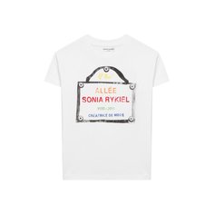 Хлопковая футболка Sonia Rykiel Enfant