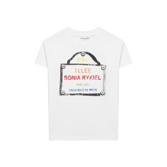 Хлопковая футболка Sonia Rykiel Enfant