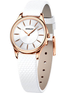 fashion наручные женские часы Sokolov 238.01.00.000.04.02.2. Коллекция Ideal