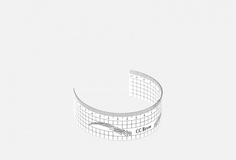 Линейка для бровей Lucas' Cosmetics