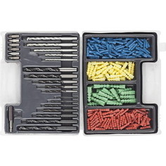 Набор сверл и дюбелей DEXX (2970-H300)