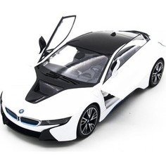 Радиоуправляемая машина Rastar BMW i8 White 1/14 (двери открываеются с пульта) - RAS-71000-W