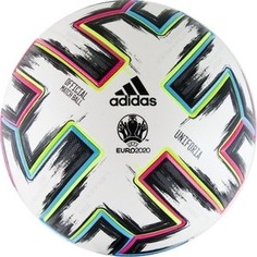 Мяч футбольный Adidas EURO 2020 UNIFORIA OMB,FH7362, р.5, бело-черно-розово-синий