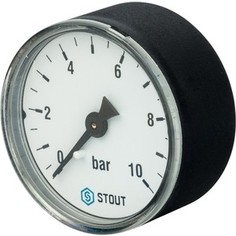 Манометр STOUT аксиальный Dn 50 мм 1/4 (SIM-0009-501008)