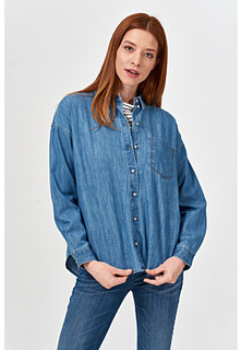 Джинсовая рубашка TOM Tailor