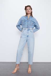 Укороченная джинсовая куртка Zara
