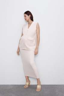 Юбка из рифленого трикотажа Zara