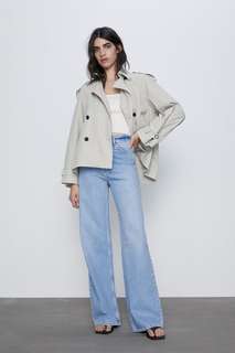 Джинсы с широкими штанинами z1975 wide-leg Zara