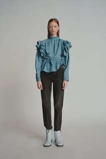 Джинсы с высокой посадкой Zara