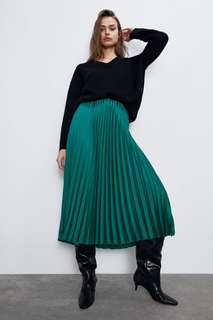 Плиссированная юбка Zara
