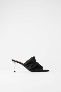 Туфли-мюли на каблуке Zara