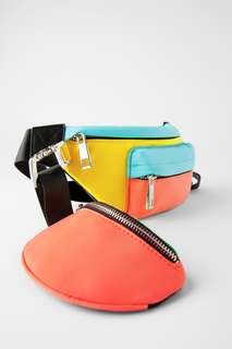 Разноцветная поясная сумка «2 в 1» Zara