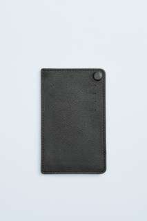 Однотонный кожаный кошелек для карточек Zara