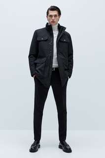 Стеганая парка traveller из непромокаемой ткани Zara