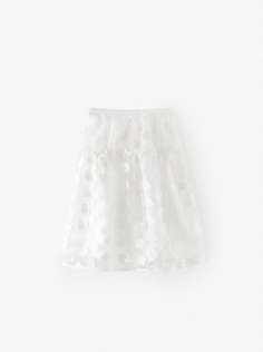 Юбка из органзы с вышивкой Zara
